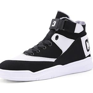 Men's High Top Fashion Sneakers Outdoor Casual Sport Training Leather Shoes-8